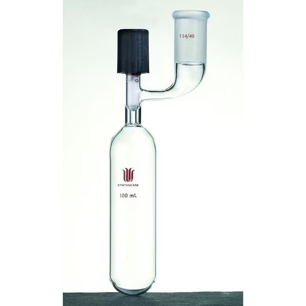 TUBE, STORAGE WITH OUTER JOINT, 24/40, 250mL, 0-8mm., Synthware, Mfr#: F764258